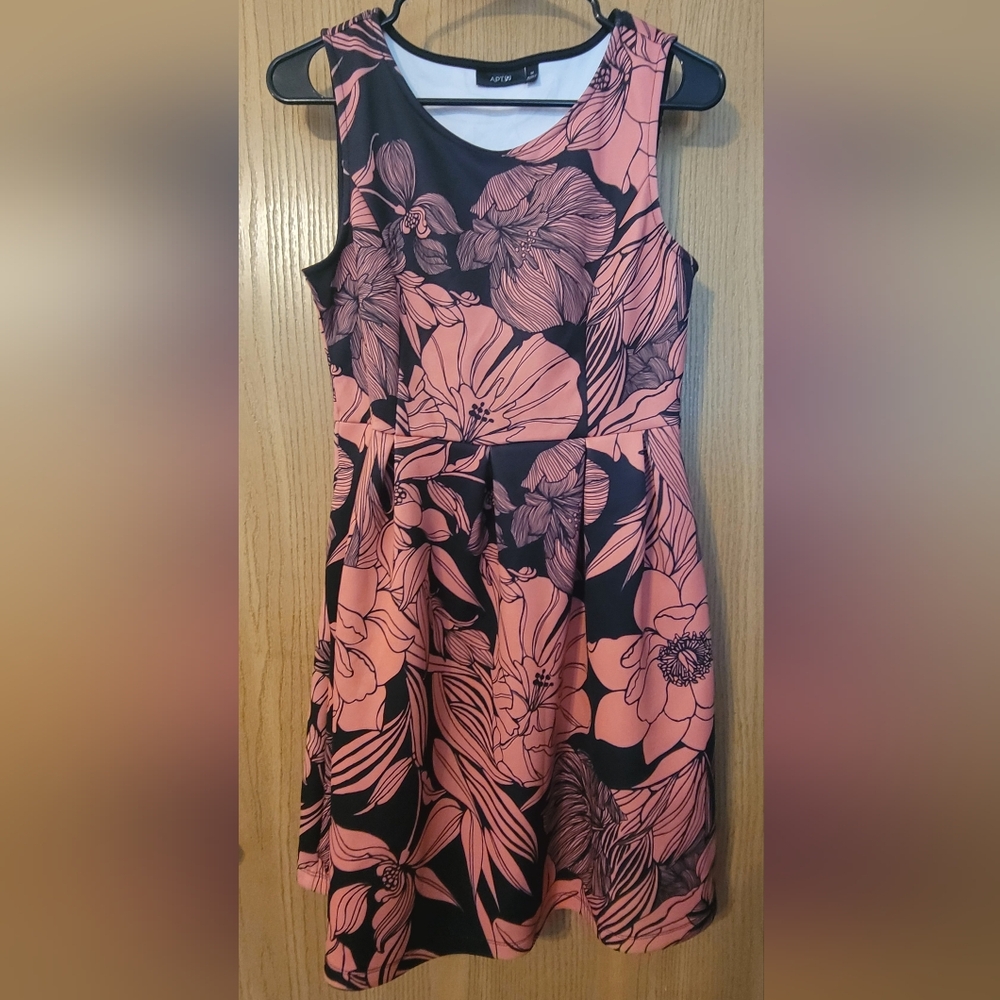 COPY - Apt. 9 Fit & Flare Dress With Pockets Size M - Picture 3 of 6